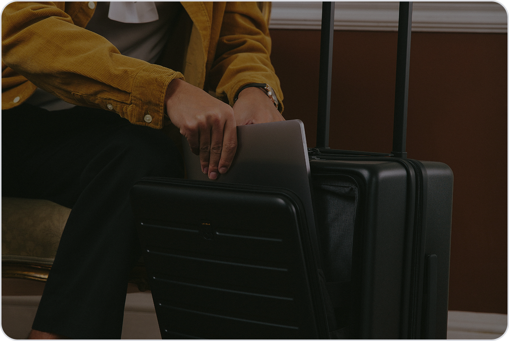 Carry-On Luggage with Laptop Compartment for Students & Study Abroad