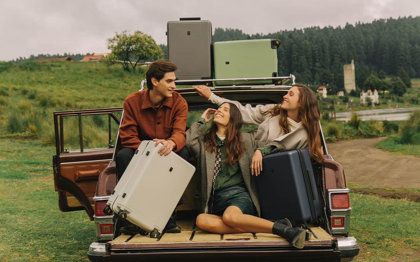 luminous textured carry-on